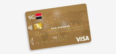 Carte bancaire visa gold collection